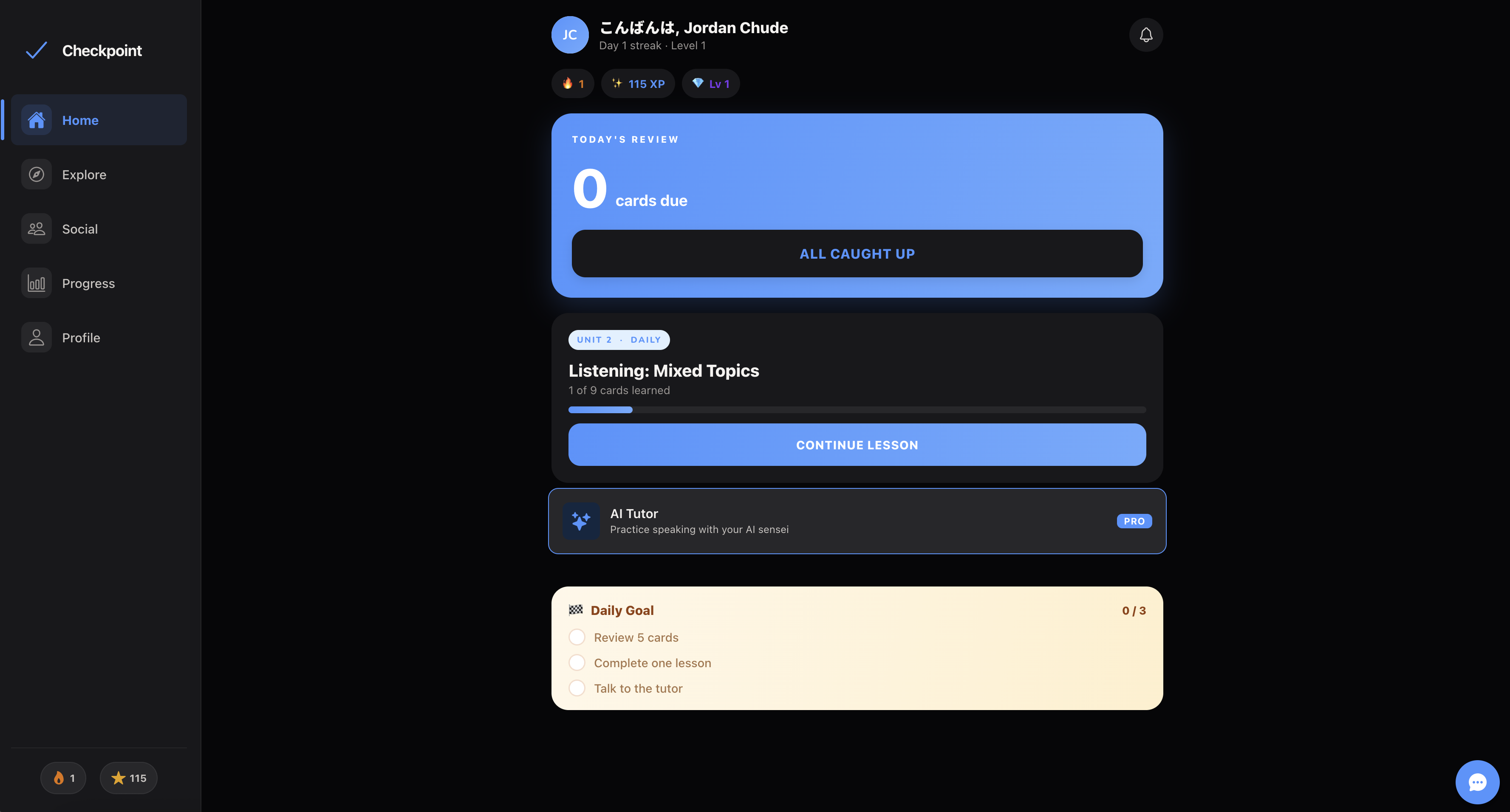 Checkpoint preview